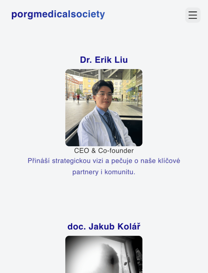 Stránky porgmedicalsociety